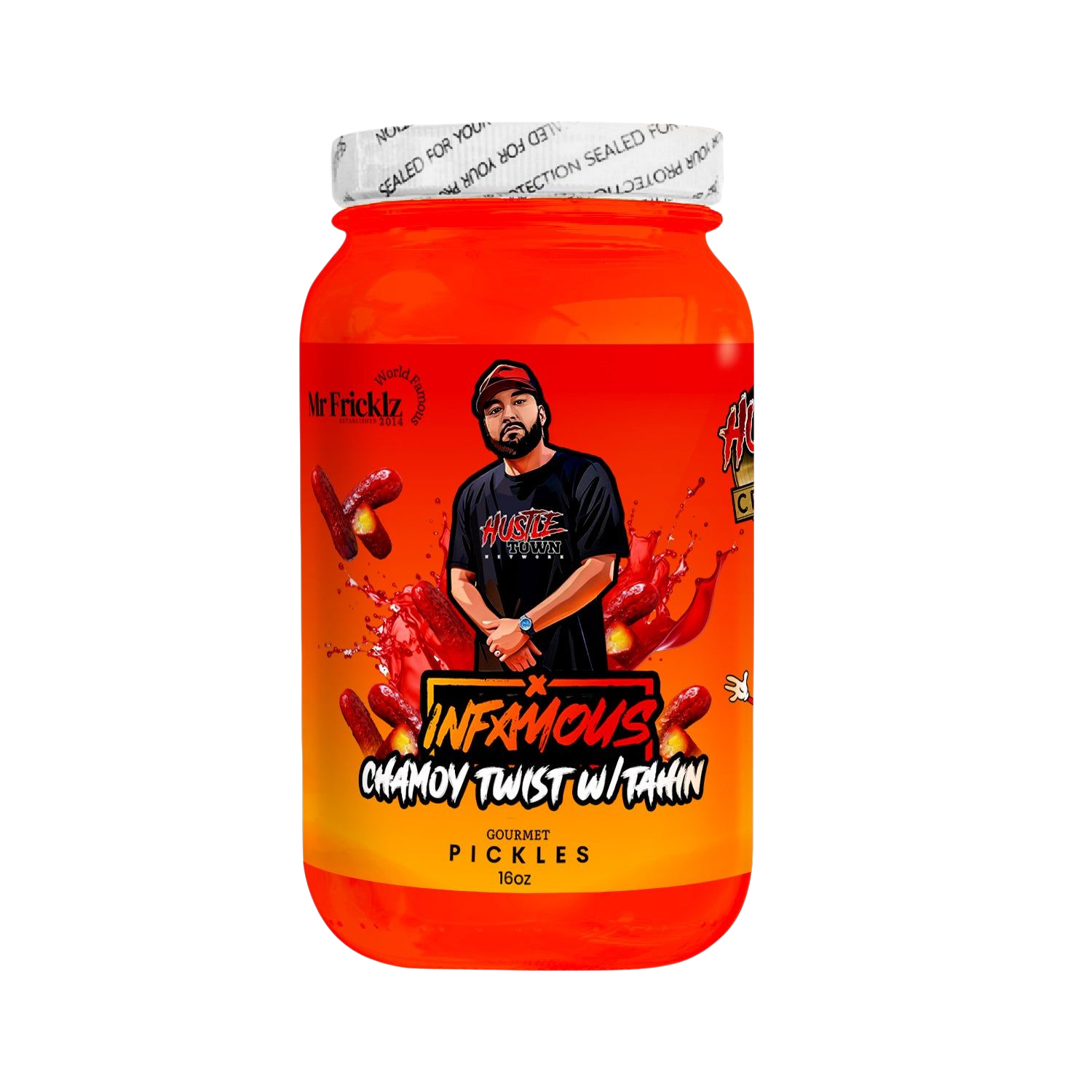 Chamoy Twist with Tahin Pickles by: Infamous Tex – The World