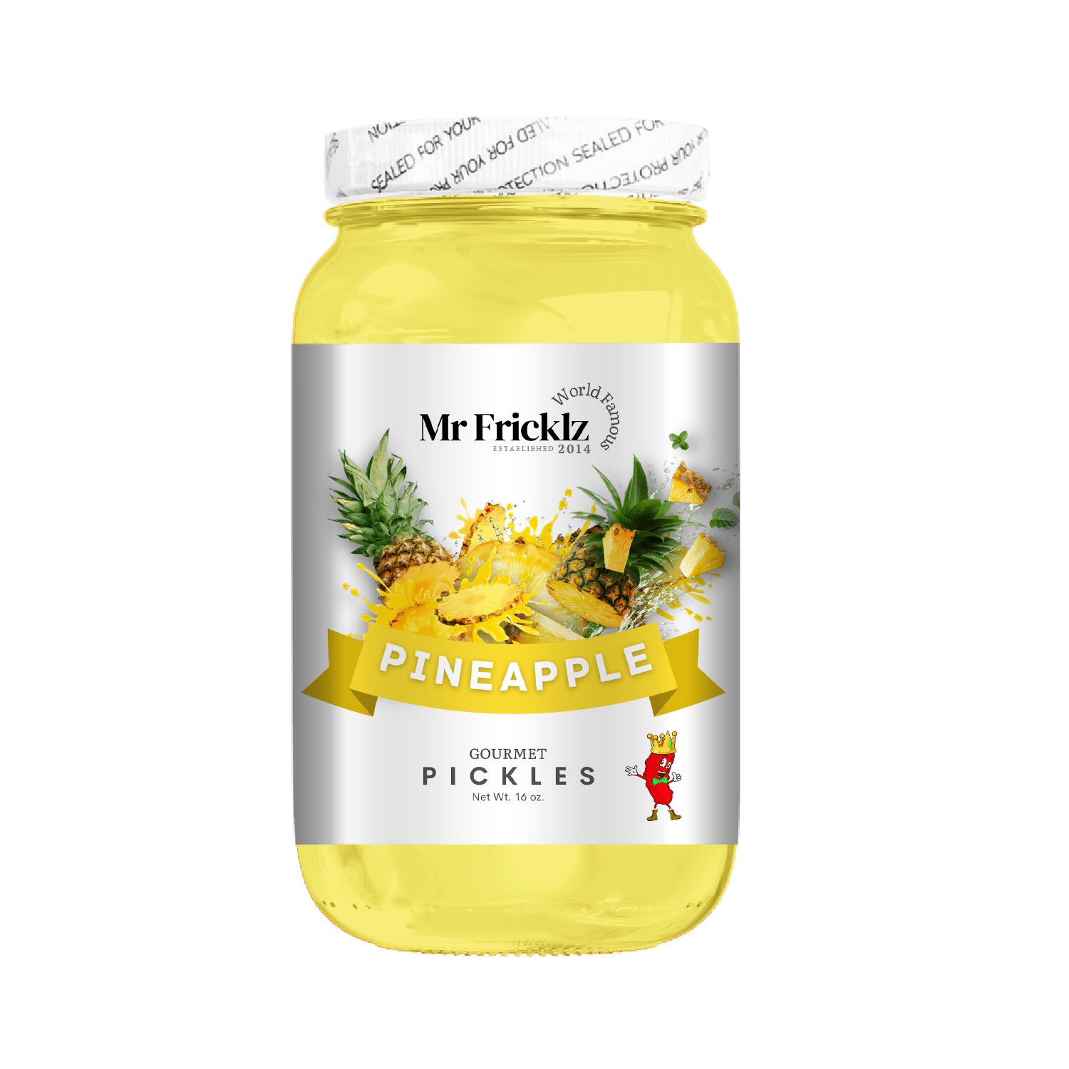 Pineapple 16Oz Mr. Fricklz Pickles