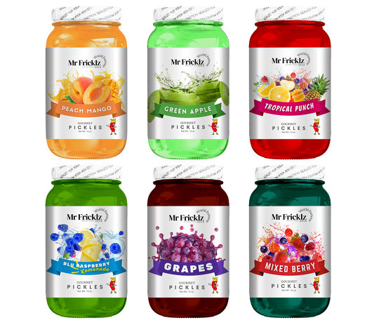 6 Pack Fan Favorite - Flavored Pickles