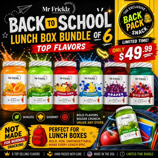 6 Pack Fan Favorite - Flavored Pickles