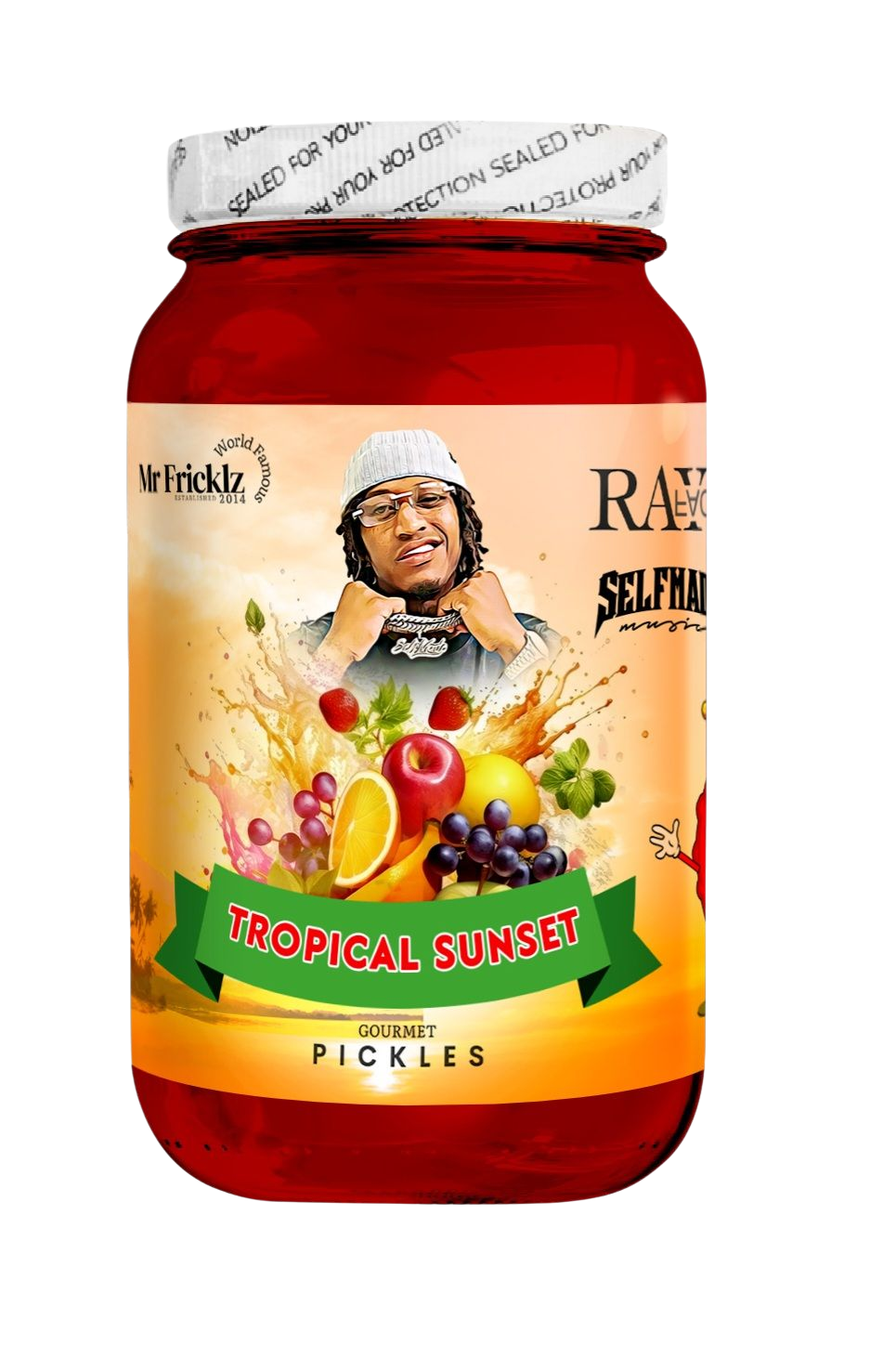Rayface Exclusive Tropical Sunset - 16 oz jar