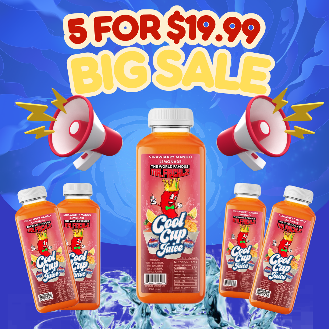 Strawberry Mango Lemonade Cool Cup Juice 5 for $19.99 or 6 for $40