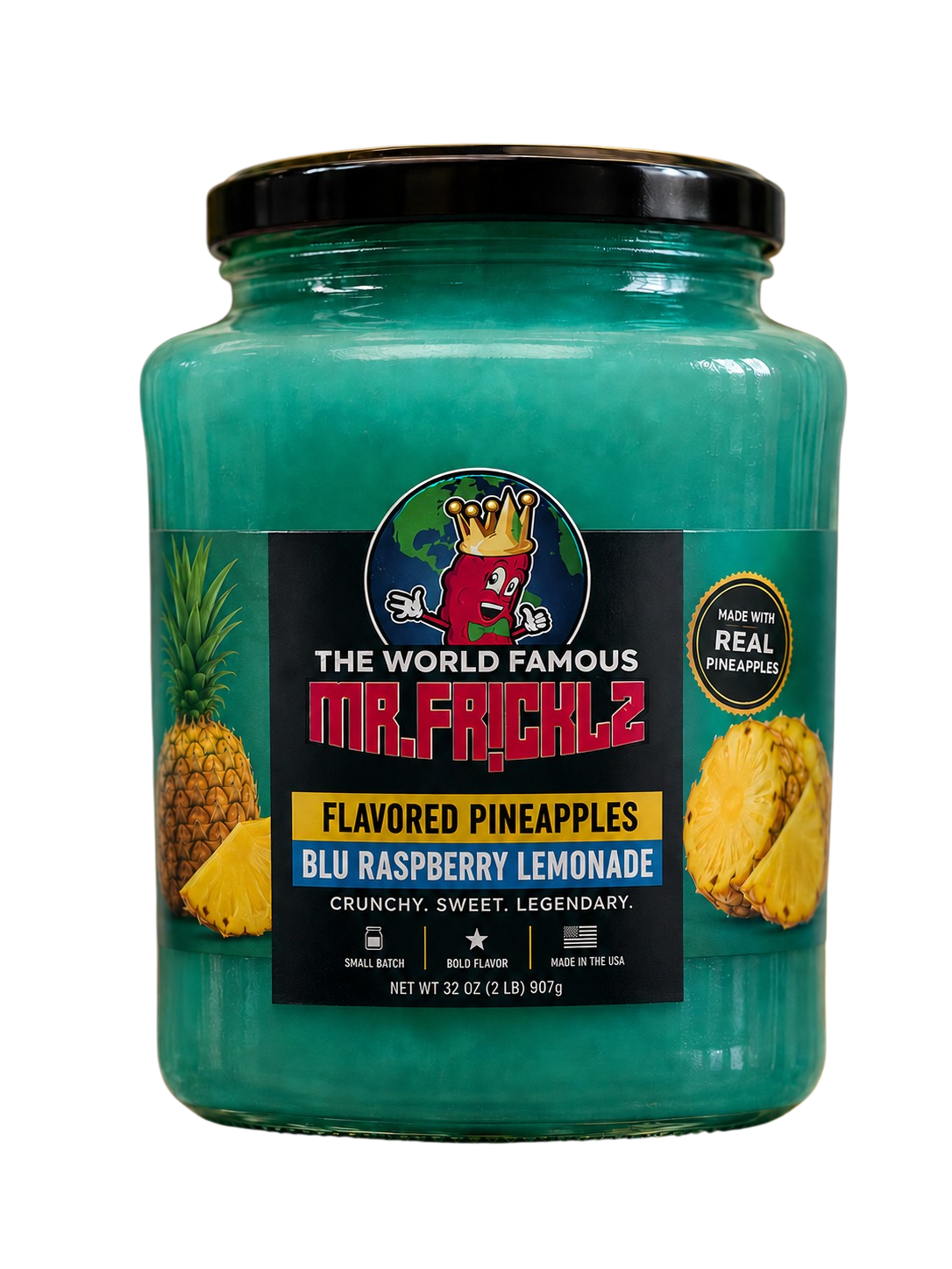 Blu Raspberry Lemonade pineapple spears